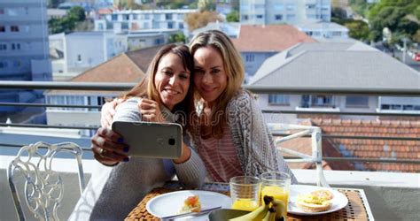 Lesbian Couple Taking Selfie In Balcony 4k Stock Video Video Of Balcony 1080p 124712715