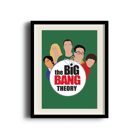 The Big Bang Theory Poster Digital Print Wall Art Digital Prints Art