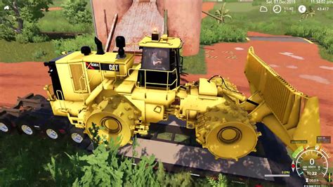 Fs19 Mining And Construction Economy First Test Cat 836k And Volvo