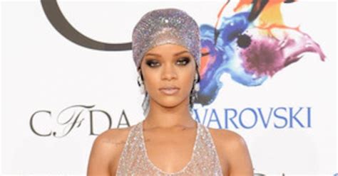 Rihanna Looks Almost Naked In A Nipple Baring G String Showing