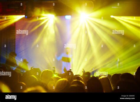 Crowd At Concert Stock Photo Alamy