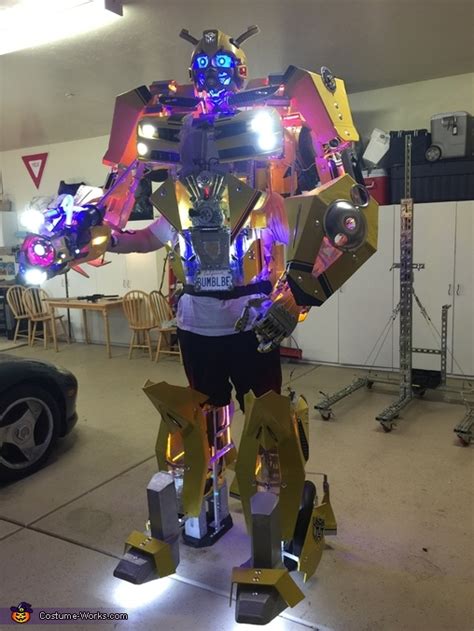 Coolest Bumblebee Transformer Costume DIY Tutorial Photo