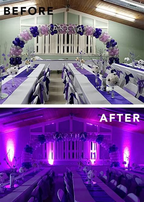 Set up your own led uplighting for your wedding or event in three easy steps: DIY Uplighting Rental - Rent Uplights $17 in 2020 ...
