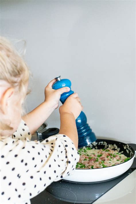 Kochen mit Kindern.
