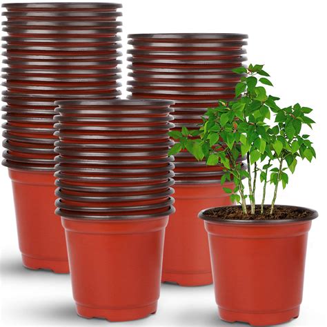 Buy Augshy Nursery Pot 110 Pcs 4 Plastic S Potseed Starting Pots