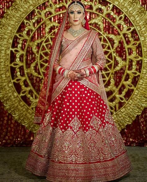 Pinterest Pawank90 Indian Bridal Dress Indian Bridal Wear Bridal Lehenga Red
