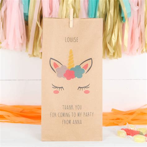 Get unicorn glam with the latest bomb af lashes. Personalised Unicorn Eyelash Party Bags By Red Berry Apple ...