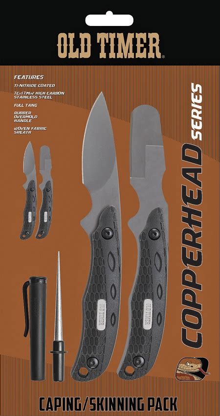 Schrade Copperhead Capingskinning Knives Brk Schotp1713cp