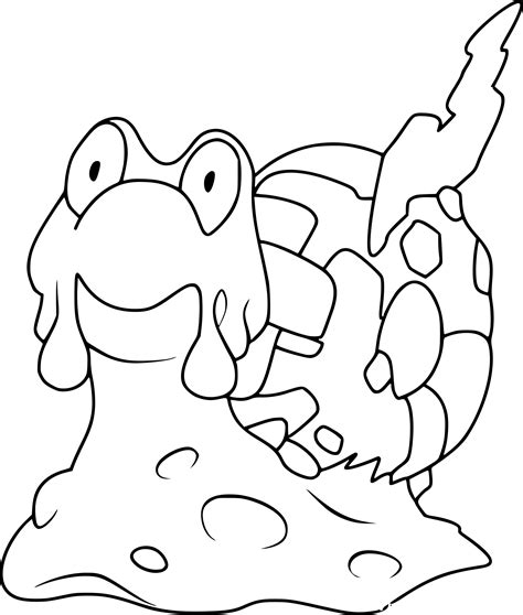 Nos 20 dessins à imprimer. Coloriage Volcaropod Pokemon à imprimer sur COLORIAGES .info