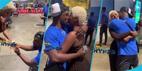 archipalago proposes to his girlfriend at kotoka international airport viral video caused stir