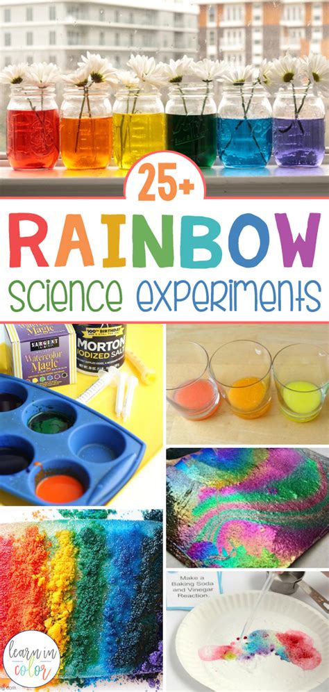 Rainbow Science Hands On Activities For Elementary
