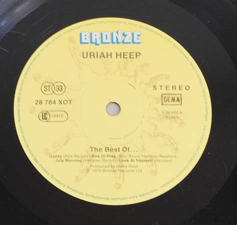 Uriah Heep Best Of Uriah Heep 12 Lp Vinyl Album Cover Gallery