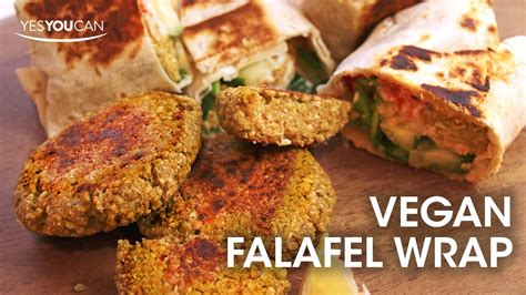 Vegan Falafel Wrap Recipe With Yesyoucan Vegan Burger And Falafel Mix