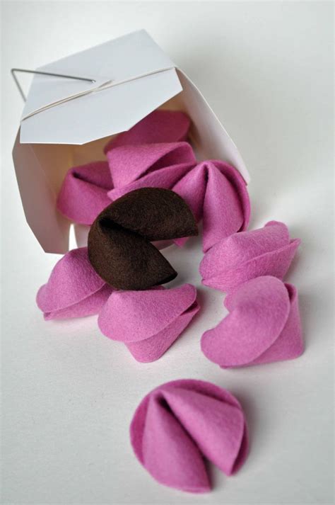 How To Make Felt Fortune Cookies Curly Birds