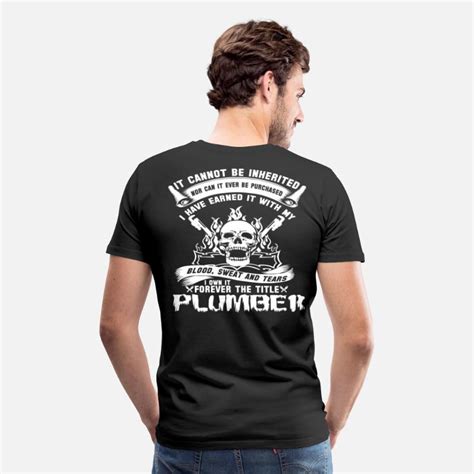 Plumber Furniture Plumber Plumber Plumber Crack Mens Premium T Shirt