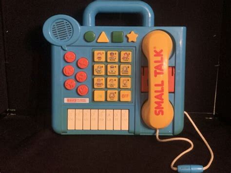 Vtech Small Talk Electronic Telephone Talking Interactive Toy 1988 Ebay