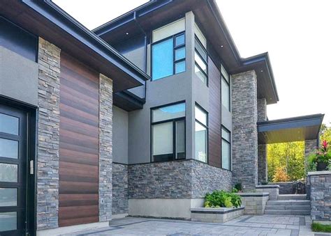 Modern Houses With Stone Cladding The Beauty Of Stone For Significantly