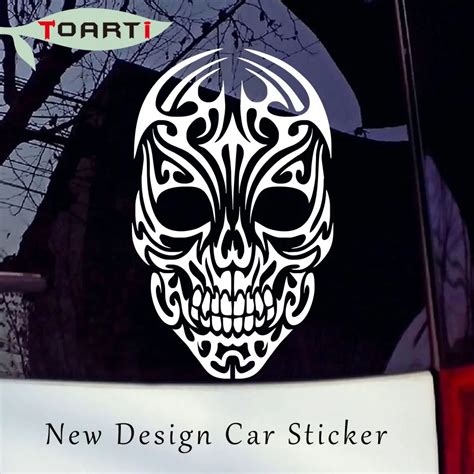 pattern skulls auto stickers laptop decal car styling vinyl adhesive accessories car window