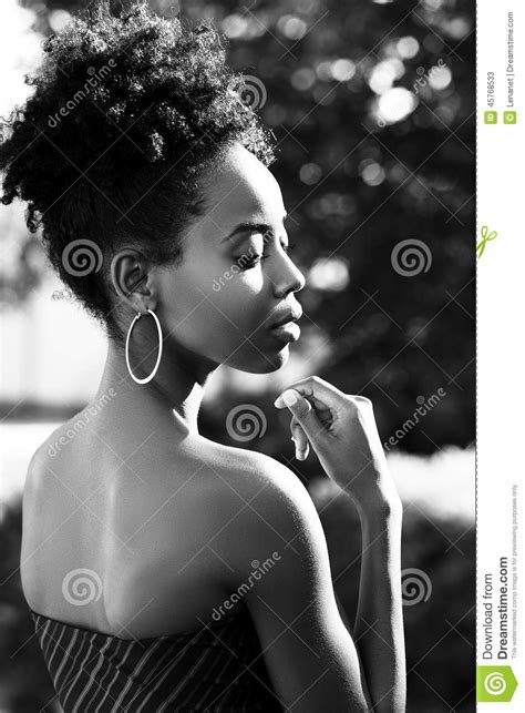 Beautiful Young African Woman Stock Photo Image 45768533