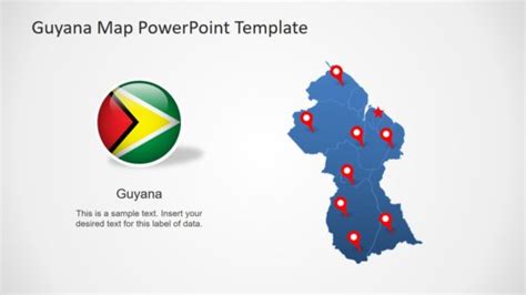 South America Map Templates For Powerpoint