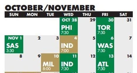 Your 2015-16 Celtics schedule