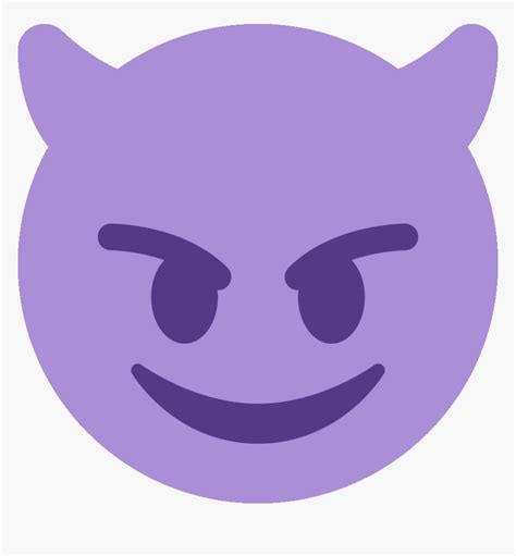 Evil Smile Png Bad Devil Emoji Emoticon Source Devil Emoji