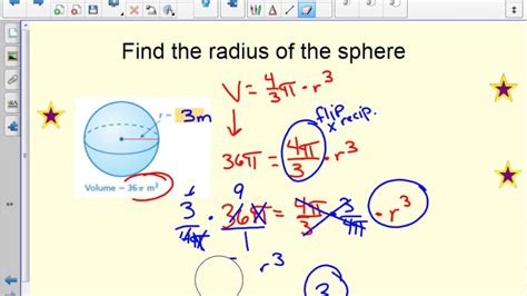 83 Finding Radius Of A Sphere Youtube
