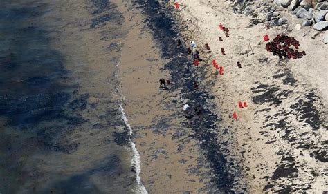 Oil Again Fouling California Coast Near Site Of Historic Spill The