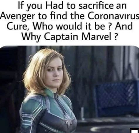 Why Would It Be Captain Marvel Rmarvelmemes