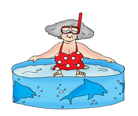 Free Dearie Dolls Digi Stamps Granny S Pool Old Lady Cartoon Cartoon