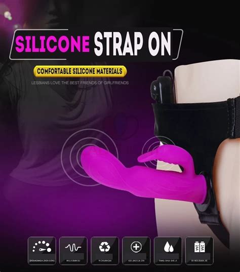 Strap On Vibrators For Women Dildo Vibrator Strap On Vibration Silicone