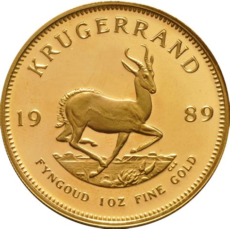 Gold Ounce 1989 Krugerrand Coin From South Africa Online Coin Club