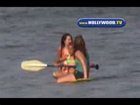 Miley Cyrus Enjoys Her Day At The Beach Youtube