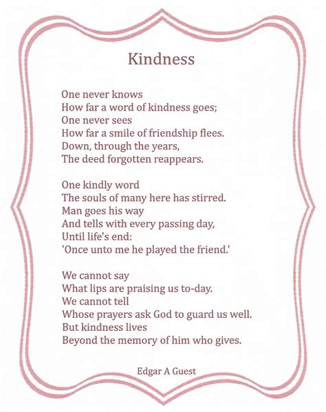 Kindness By Edgar A Guest Beautiful Poetry Beautiful Words Poem