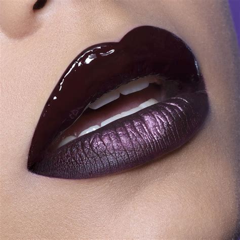 Matte Metal Glossy Purple Lip When You Can T Decide Which Look To
