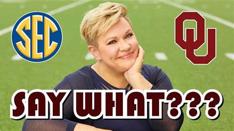 Espns Holly Rowe Said What About Oklahoma Youtube