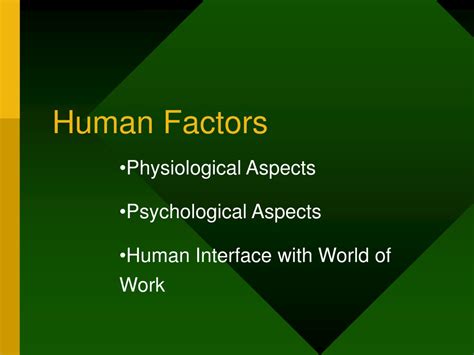 Ppt Human Factors Powerpoint Presentation Free Download Id9468789