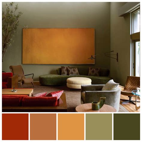 Green Living Room Color Scheme Living Room Orange Living Room Colors
