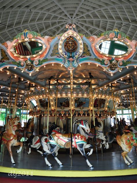 Carousel Installed At Glen Echo Park In 1921 The Canopy A Flickr