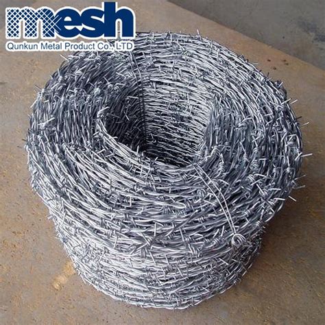 Hot-Dipped Galvanized Barbed Wire Electro Galvanized Barbed Wire for