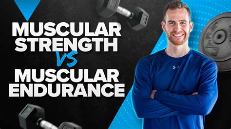 Difference Between Muscular Strength And Muscular Endurance YouTube