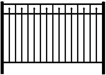 Wilmington Aluminum Fence | Aluminum fence, Fence, Aluminum
