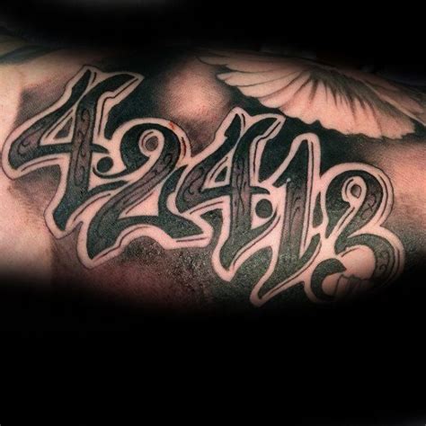 Top 63 Number Tattoo Ideas 2021 Inspiration Guide Number Tattoos