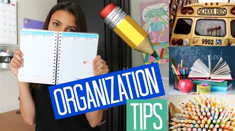 How To Stay Organized For Back To School Tips And Tricks Youtube