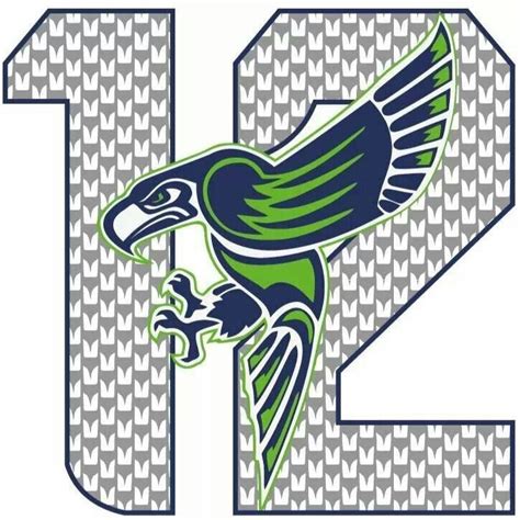 12 Man Fans Seattle Seahawks Logo Seattle Sports Seahawks Fans