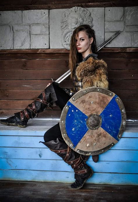 Vikingwoman Norsewoman Viking Warrior Woman Viking Cosplay Viking Warrior
