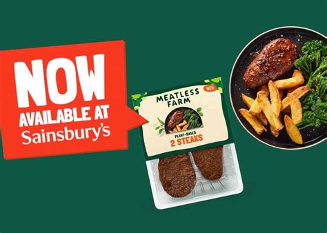 Meatless Farm Launches Vegan Steak Into Sainsburys Vegconomist The