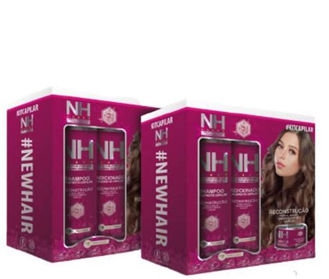 Kit 2 Capilar Força E Crescimento Nh New Hair Belkit Kit De Tratamento Para Cabelos Magazine