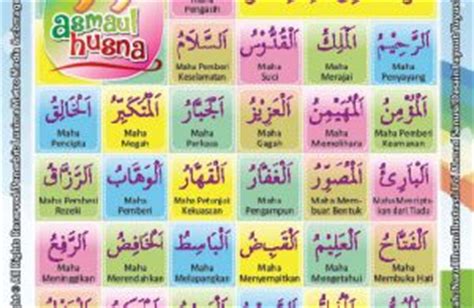 Lagu asmaul husna yang ditayangkan di saluran tvri nasional. Belajar Menghapal Nama-Nama 99 Asmaul Husna (1) | Ebook Anak
