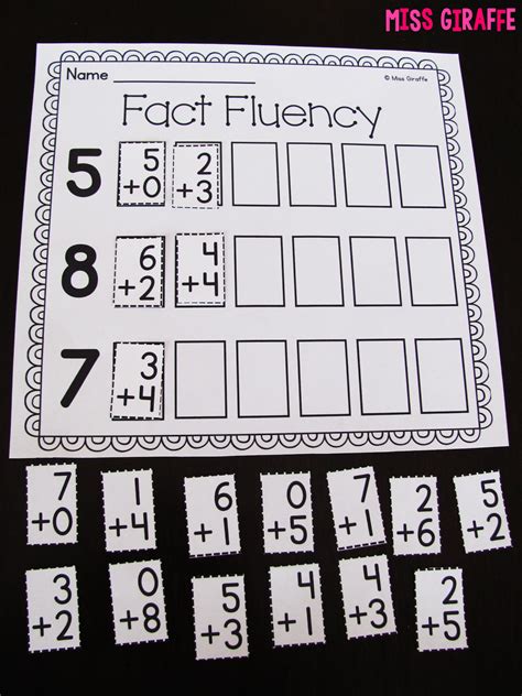 Learn those and more giraffe facts in this fun video! Miss Giraffe's Class: Fact Fluency in First Grade